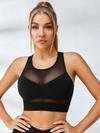 Mesh Shockproof Glamorise Sports Bra Black Bra