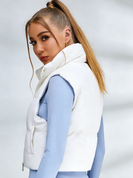 Pocket Zipper Down Vest