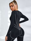 Tummy Control Zipper Hip-lift Jumpsuit