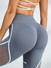 Super sexy Leggings mit Netzstoff und Kontraststreifen