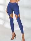 ZASUWA Female Unique Cutout High-rise Leggings