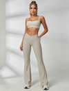 Sexy V-shape Waist Flare Backless Short Tracksuit