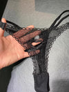 ZASUWA Femal Sexy Mesh Hollow Out Lace Panties