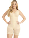 ZASUWA Female Lace Corset Design Zipper Push Up Design Shapewear