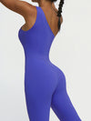 ZASUWA Female Tailoring Elastic Tight Seamless Quick-dry Jumpsuit