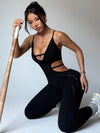 ZASUWA Female Hollow Out Sleevesless Jumpsuit