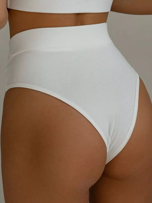 ZASUWA Female High-waisted Solid Color Panties