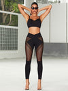 ZASUWA Female Mesh Cross Back Sports Bras
