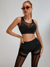 ❤ZASUWA Female Super Sexy Unique Mesh Sports Bras