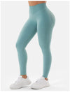 ZASUWA Female High-waisted Seamless Elastic Tight Quick Dry Hip-lift Leggings