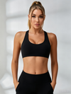 Big Heart Shape Cross Back Sports Bras