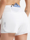 ZASUWA Female Quick Dry 2 in 1 Mesh Pocket Shorts