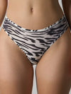 ZASUWA Female Tiger Stripes Print Panties
