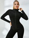 Corset Zipper Jumpsuit