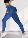 ZASUWA Female Natural Texture Seamless Scrunch Bum Leggings