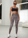 Leopard Deep V Back Scrunch Bum Shorts