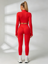 Deep V Back Seamless High-rise Tracksuit