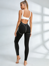 Sexy Contrast Color Unique Cutout Booty Jumpsuit
