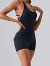 ZASUWA Female Unique Cut Out Pocket Scrunch Bum Sportswear