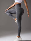 ZASUWA Female Push-up Seamless Hip-lift Scrunch Bum Elastic Tight Leggings