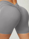 ZASUWA Female Scrunch Bum Spandex Gym Booty Shorts