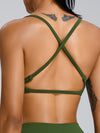 ZASUWA Female Cross Beautify Back Adjustable Strap Sports Bras