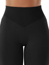 ZASUWA Female High-waisted Seamless Elastic Tight Quick Dry Hip-lift Leggings