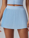 ZASUWA Female Solid Color Quick Dry 2 in 1 Tennis Skirts