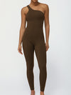 ZASUWA Female Tailoring Elastic Tight Seamless Quick-dry Jumpsuit