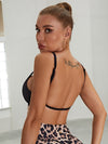 Leopard Deep V Back Scrunch Bum Shorts