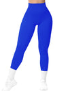 ZASUWA Female Seamless Ribbed Solid Color Quick-dry Leggings