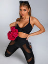 ❤ZASUWA Female Super Mesh Hip-lift Leggings