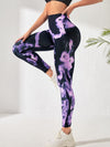 ZASUWA Female Push Up Design Colorful Hot Tie-dye Quick Dry Leggings
