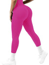 ZASUWA Female Seamless Ribbed Solid Color Quick-dry Leggings
