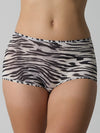 ZASUWA Female Tiger Stripes Print Boxer Briefs Panties