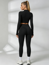 Deep V Back Seamless High-rise Tracksuit