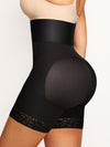 ZASUWA Female Lace Zipper Push Up Design Corset Shapewear