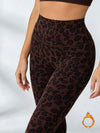 Leggings mit Leopardenmuster aus Fleece