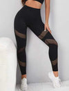 ZASUWA Female Hip-lift Seamless Elastic Tight Net Leggings
