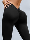 ZASUWA Female Scrunch Bum Deep V Back Leggings