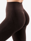 ZASUWA Female Scrunch Bum Quick-dry Hip-lift Seamless Leggings