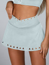 ZASUWA Female Cutout V Shape Waist Skirt