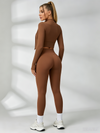 Deep V Back Seamless High-rise Tracksuit