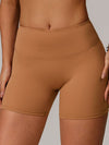 ZASUWA Female Solid Color Push Up Design Booty Shorts