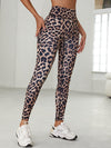 Leopard Deep V Back Scrunch Bum Leggings