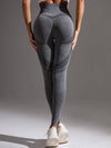 ZASUWA Female Push-up Seamless Hip-lift Scrunch Bum Elastic Tight Leggings