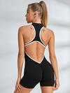 Zipper Short Romper