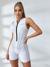 Stripes Tummy Control Push Up Short Romper