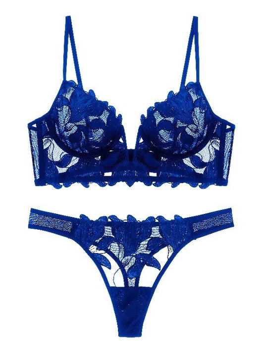 ZASUWA Female Lily Embroidered Mesh Panties