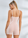 Gestreifter kurzer Overall